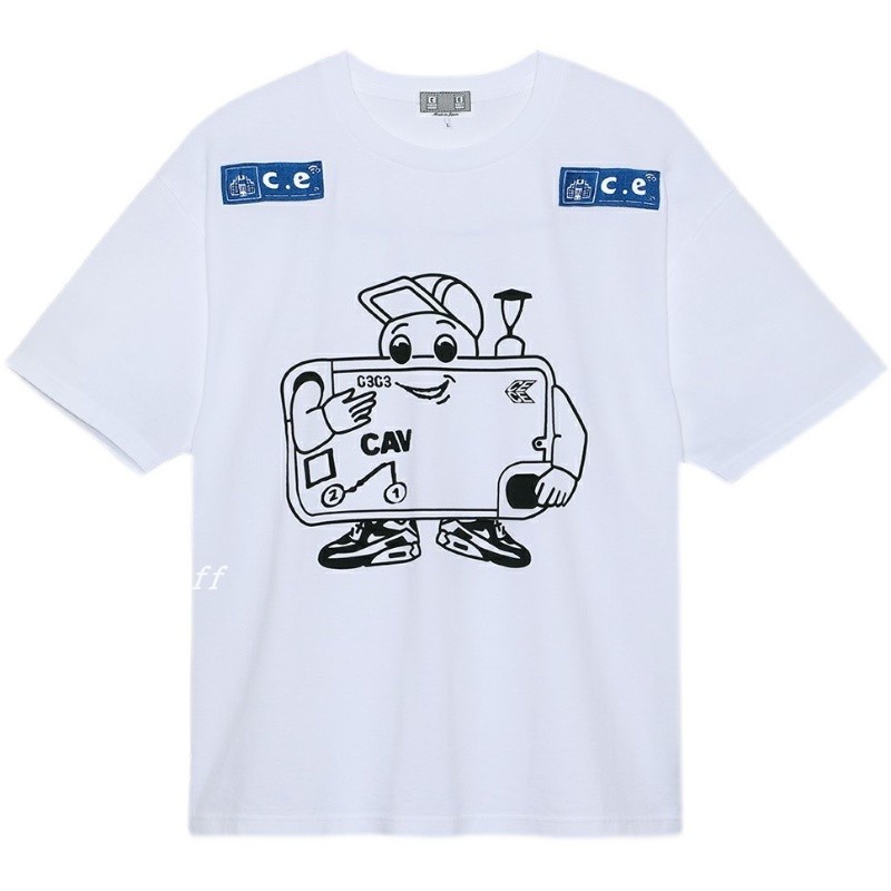 Áo Thun Tay Ngắn In Hình CAVEMPT C.E CAV EMPT phone-GUY T CE Truyện Tranh Cho Nam Và Nữ