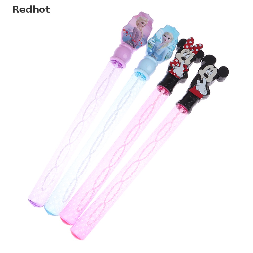 DISNEY &lt; Redhot &gt; Đồ Chơi Đũa Thổi Bong Bóng Lớn Hình Hoạt Hình Frozen Dành Cho Trẻ Em Chơi Ngoài Trời Giảm Giá