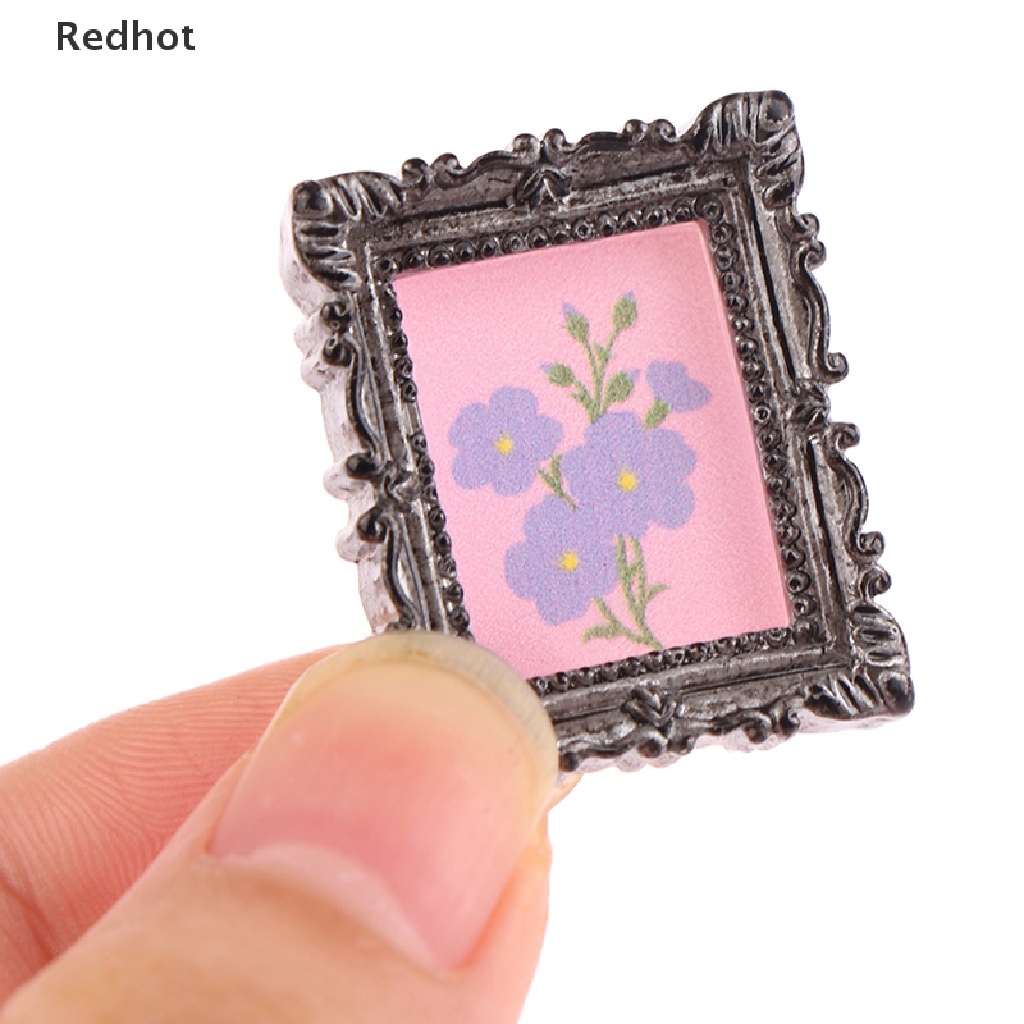 Bộ 2 Khung Manny Cổ Điển Tỉ Lệ 1: 12 Trang Trí Nhà Búp Bê