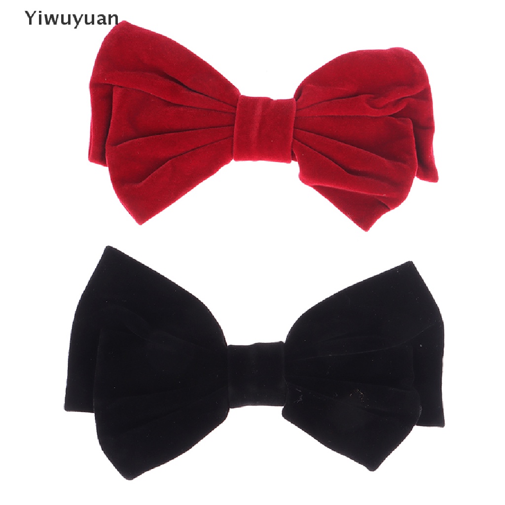 < Yiwuyuan > Trâm Cài Tóc Nơ Nhung Đính Đá Phối Tua Rua Kiểu Hàn Quốc Thủ Công Cho Bé Gái Giảm Giá