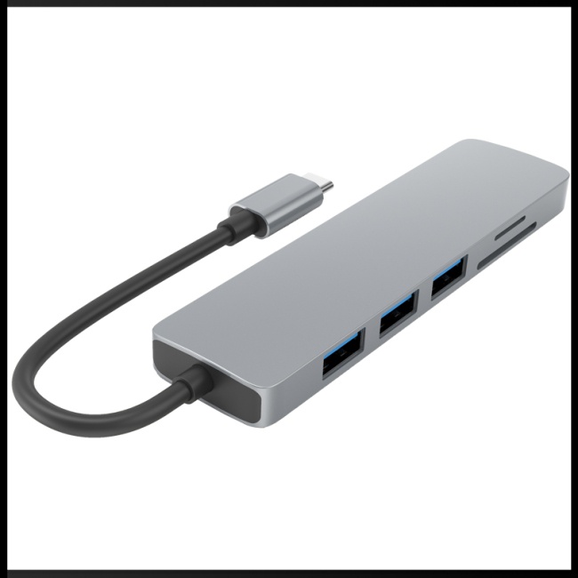Bộ Chia Nhiều Cổng Usb c Sang Hdmi Usb 3.0 Đọc Thẻ Sd / tf