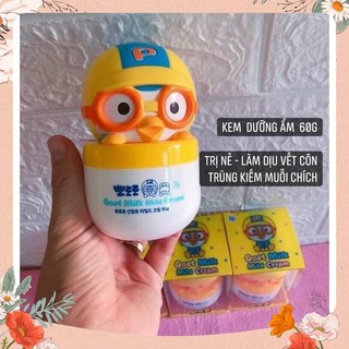 Kem dưỡng ẩm sữa dê trẻ em Pororo Goat Milk Cream Hàn Quốc 60g