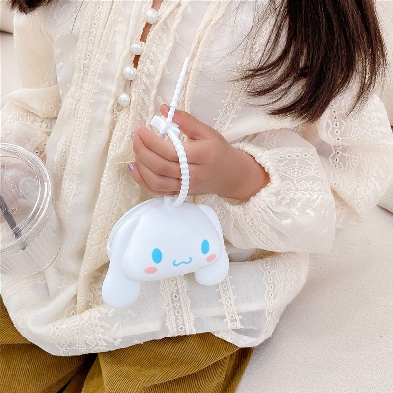 SANRIO Ví Silicon Mini Đựng Tiền Xu Tạo Hình Kuromi KT My Melody Cinnamoroll Dễ Thương Cho Bé