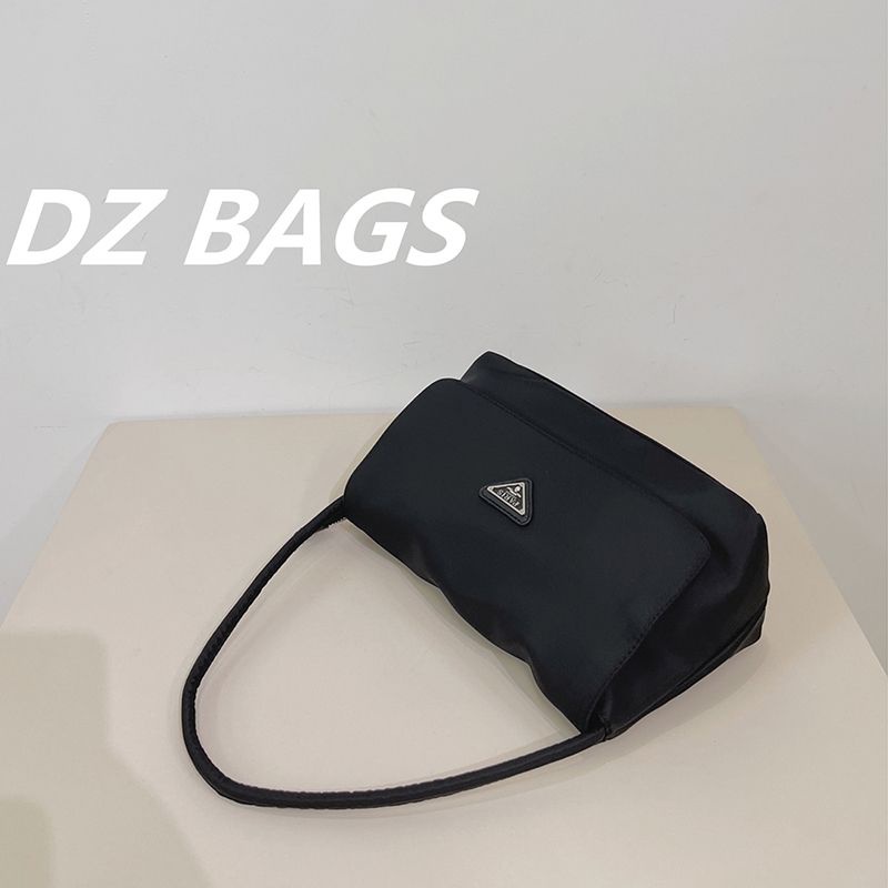 Túi Xách Đeo Vai Chất Liệu Nylon Màu Đen Phong Cách Thời Trang Hàn Quốc 2023