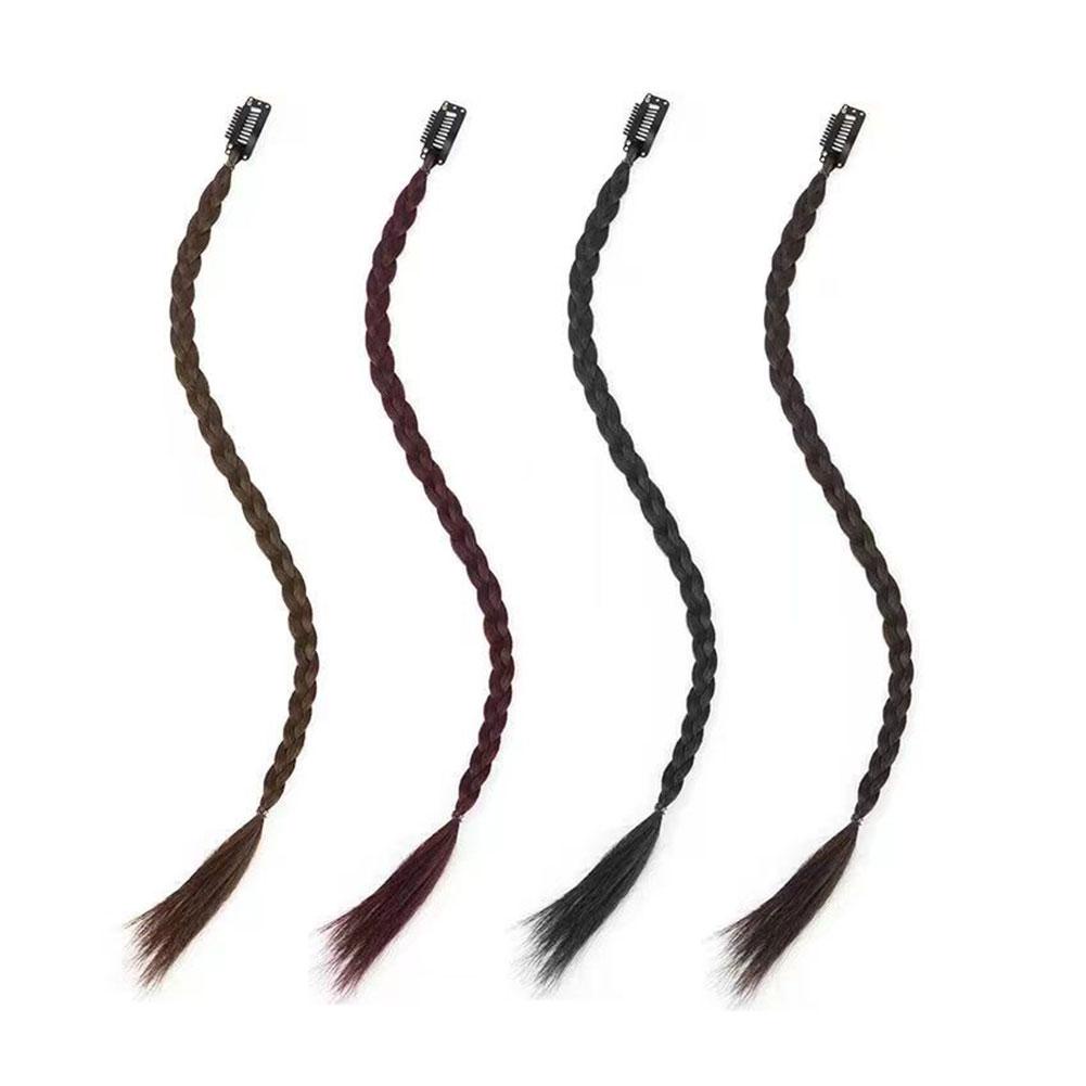 Kẹp Tóc Bện Sợi Tự Nhiên Y2K J8M1 Thời Trang Mùa Hè Cho Nữ