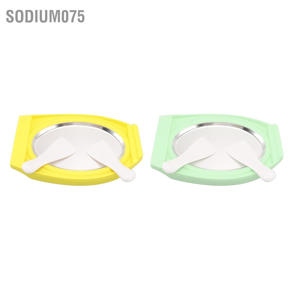 Sodium075 Máy Làm Kem Cuộn Cấp Thực Phẩm Thú Vị Tế Đĩa Lạnh Cho DIY