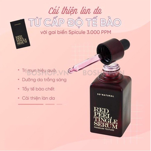 Tinh Chất Tái Tạo Da Tẩy Tế Bào Chết Hoá Học Red Peel Tingle Serum Premium Texture 20ml