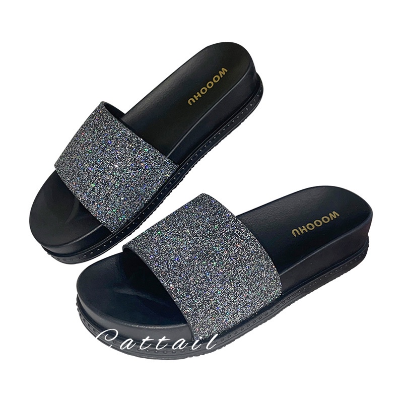 Cattail dép nữ dép bánh mì nữ dép bánh mì nữ Chống Trượt 040605