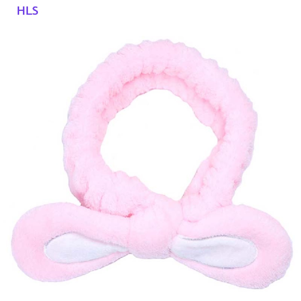 Băng Đô Tai Thỏ Dễ Thương Dùng Rửa Mặt Khi Tắm / Trang Điểm