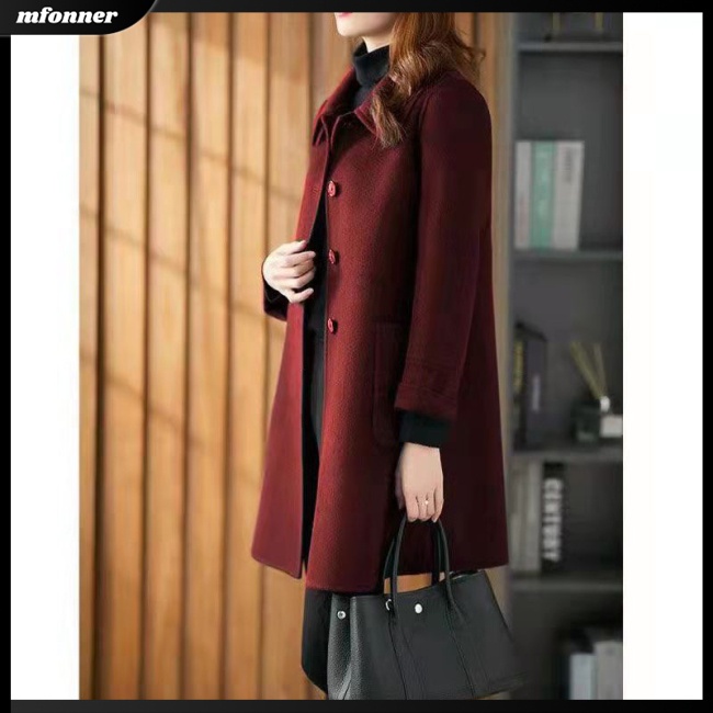 Áo Khoác Giả Len Hai Mặt Màu Sắc Thời Trang Cho Nữ