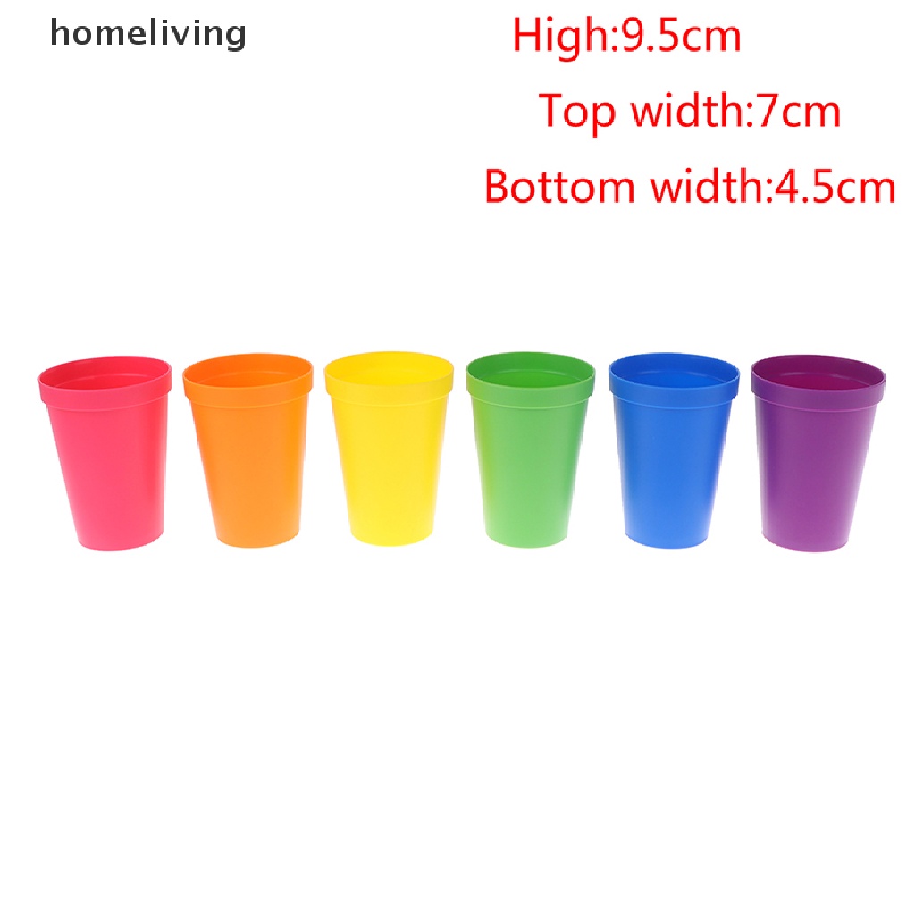 Bộ Đồ Chơi 6 Cốc Xếp Chồng Lên Nhau Nhiều Màu Sắc Dễ Thương Cho Bé