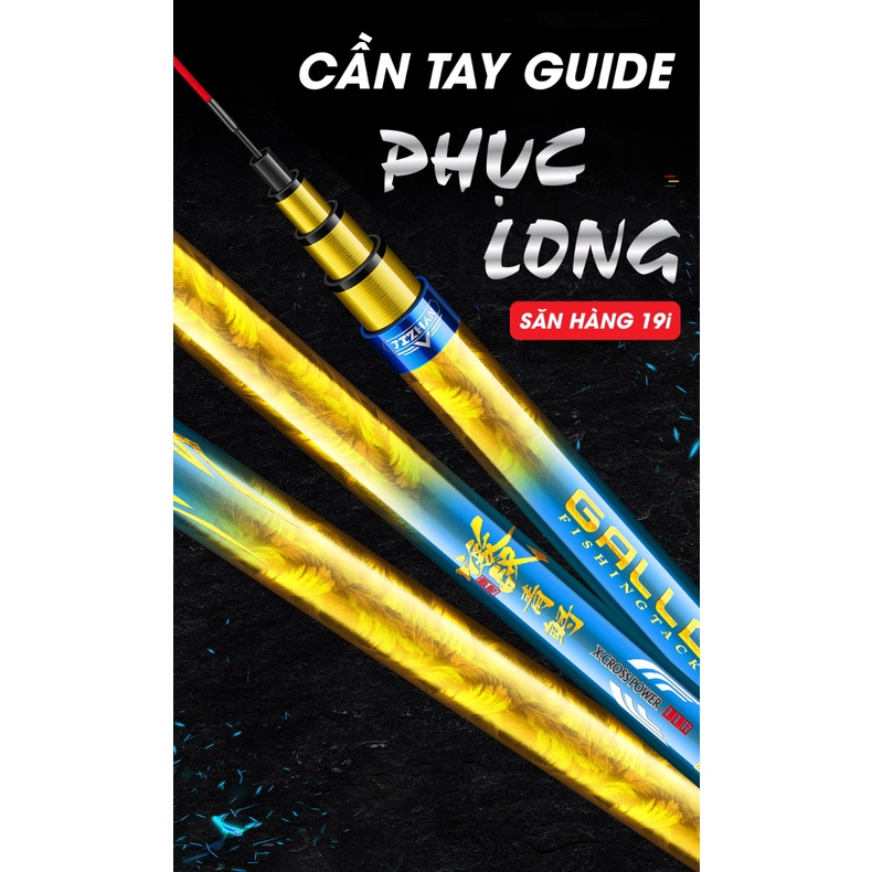 Cần Câu Tay Tay Guide Phục Long , Cần Câu Đài Phục Long (TẶNG KÈM 1 NGỌN PHỤ )