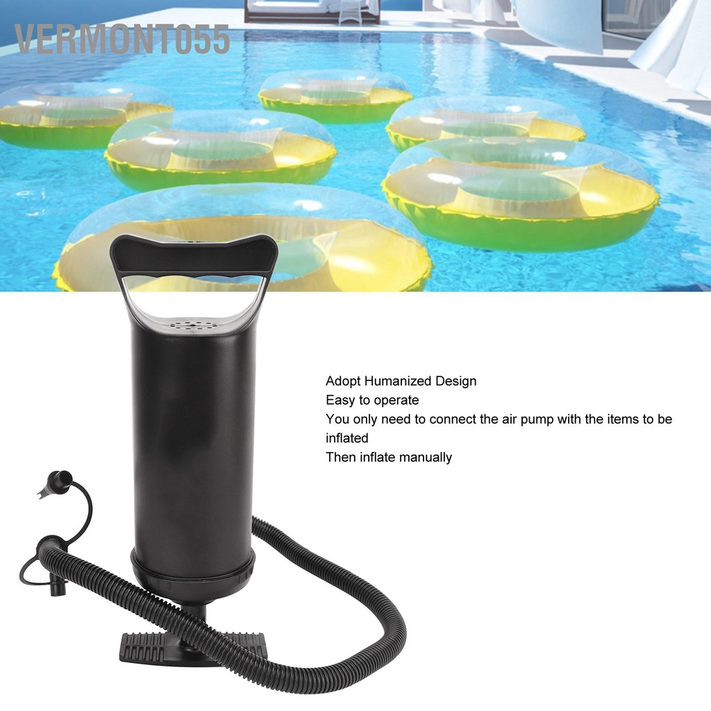 Vermont055 Máy Bơm Khí Cầm Tay Công Suất Cao 2 Chiều Di Động Nhanh Lạm Phát Bằng Với Vòi Cho Nệm Vòng Bơi