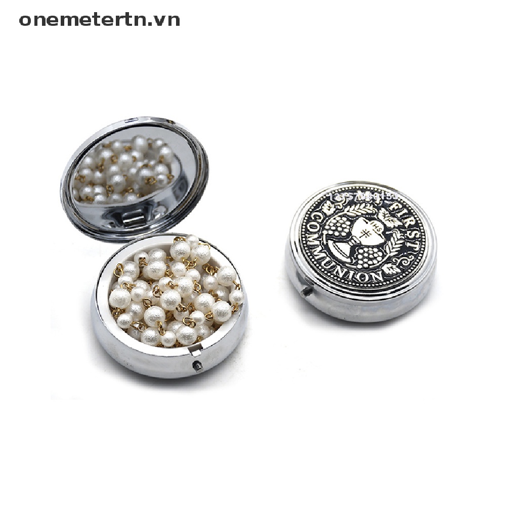 Onemetertn Hộp Kim Loại Đựng Trang Sức Hình Hoa Hồng Cỡ Nhỏ Cao Cấp Thích Hợp Làm Quà Tặng Vòng Cổ Hoặc Vòng Tay