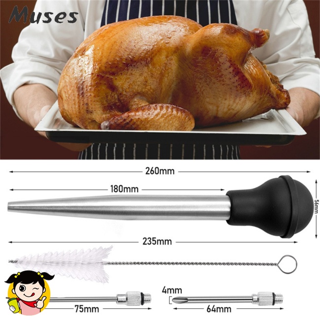 Bộ Ống Tiêm Thổ Nhĩ Kỳ Kèm 2 Kim Vệ Sinh Tiện Dụng Cho Nhà Bếp