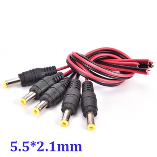 Dây Nguồn có Jack DC 5.5*2.1mm -dùng nối để cấp nguồn cho các thiết bị và linh kiện điện tử - P2