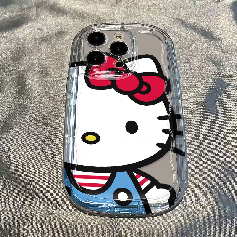 ✅Ốp Điện Thoại Mềm Trong Suốt Chống Sốc In Hình Hello Kitty Cho Iphone xs 11 8p Xr 13Promax 14 EWSV 712