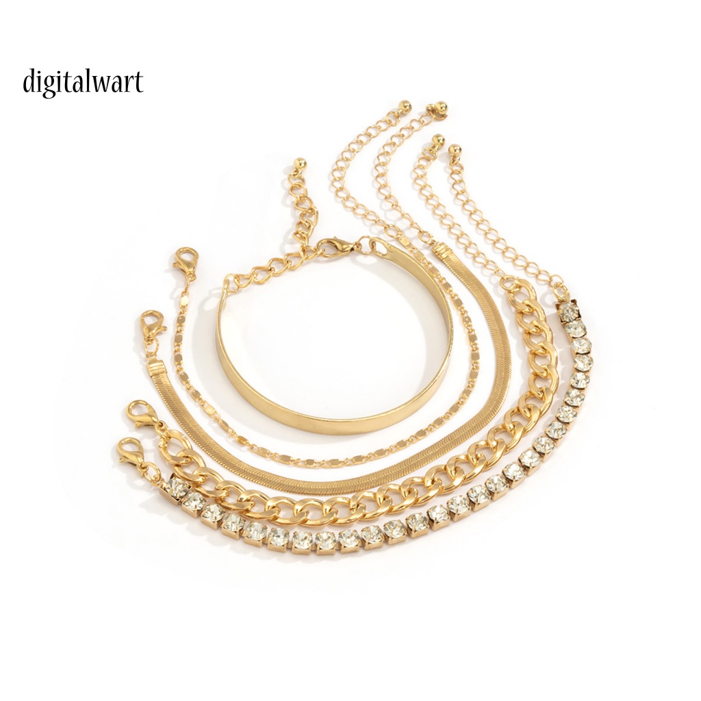 Kỹ Thuật Số| Set 5 Vòng Tay Phong Cách Cổ Điển Xinh Xắn Dành Cho Nữ