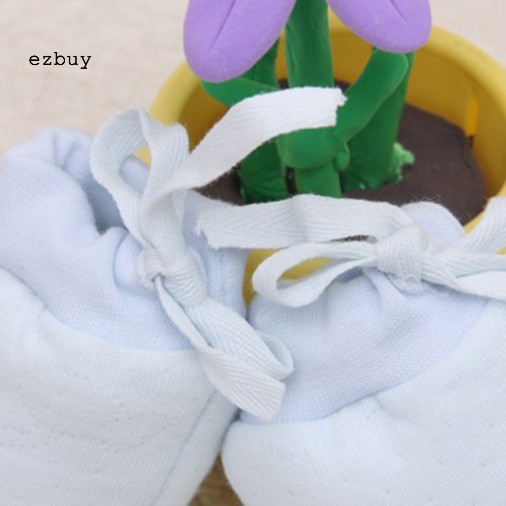 1 Đôi Găng Tay Thiết Kế Dây Rút Bảo Vệ Mặt Giữ Ấm Chống Trầy Xước Có Thể Điều Chỉnh Cho Bé