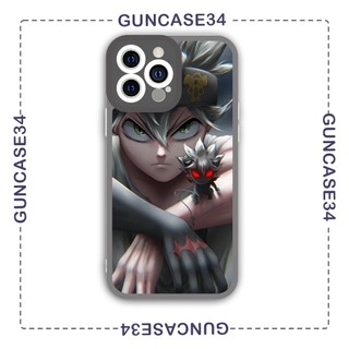 Ốp iphone cạnh vuông Guncase34 Asta anime black clover 6/6s/7/7plus/8/8plus/x/xr/xs/11/12/13/pro/plus/promax/14prm