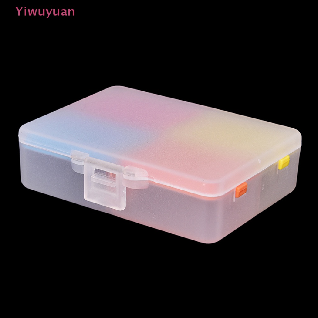 < Yiwuyuan > Hộp Đựng Thuốc 4 Ngăn Gấp Lại Được Dễ Mang Theo 1 Lần Mới