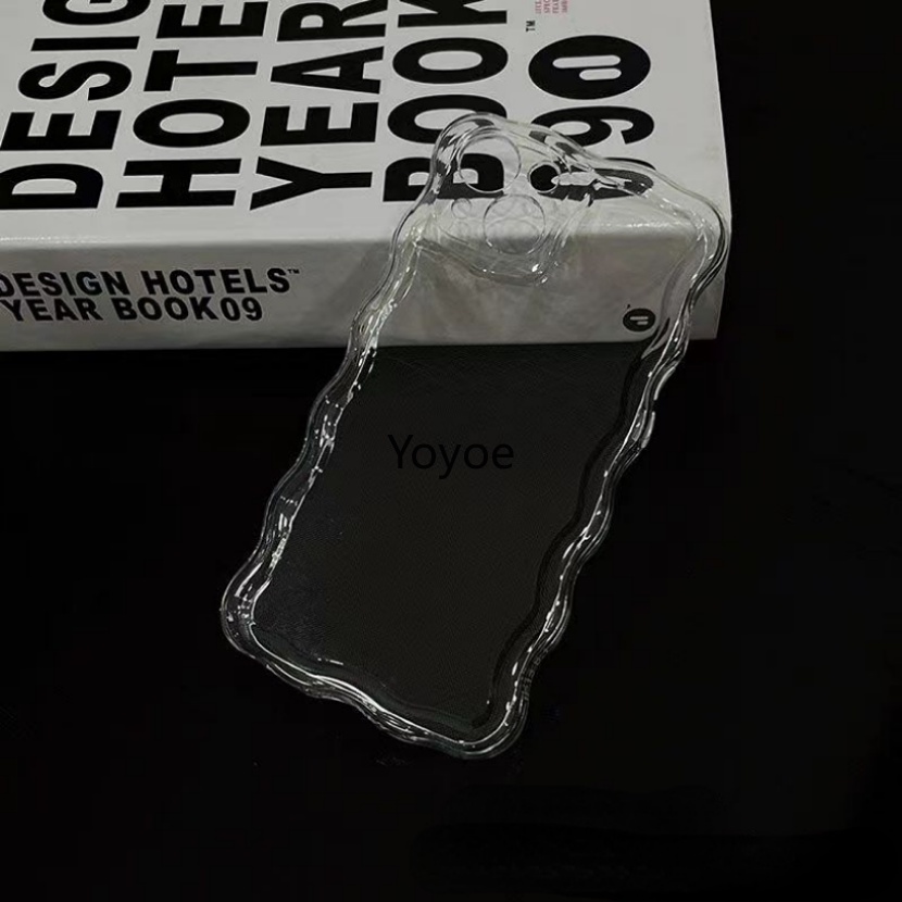 Ốp Điện Thoại Silicon Mềm Chống Sốc Họa Tiết Sóng Biển Màu Trong Suốt Cho iPhone 14 13 12 11 Pro Max X XS XR 7 8 Plus SE