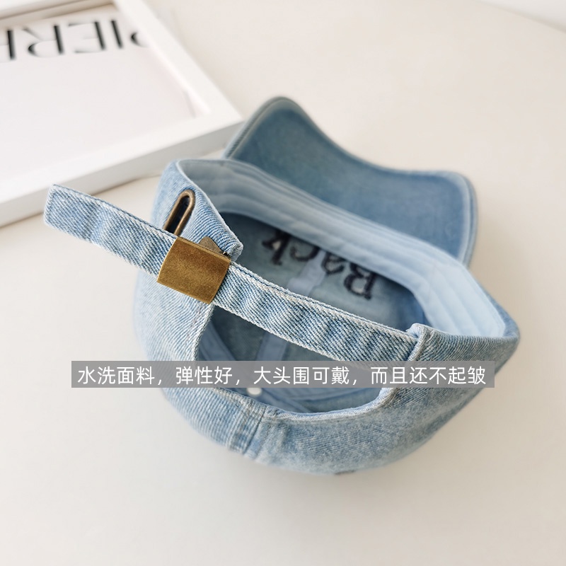 Mũ Lưỡi Trai Mềm Thêu Chữ Phong Cách Cao Bồi Cho Nam Nữ