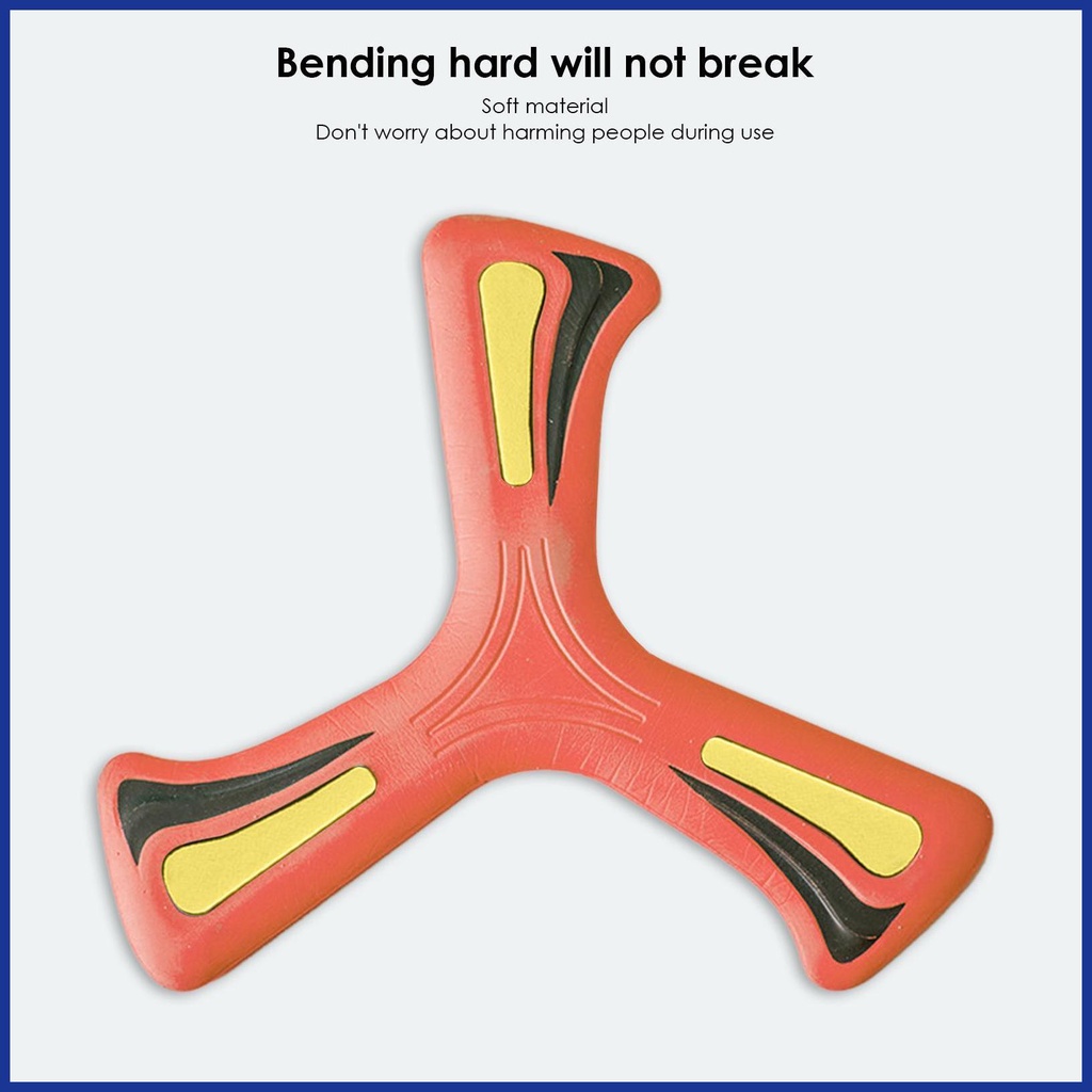 Boomerangs Bằng Xốp EVA Mềm 3 Cánh Chống Rơi Dễ Mang Theo Cho Trẻ Em