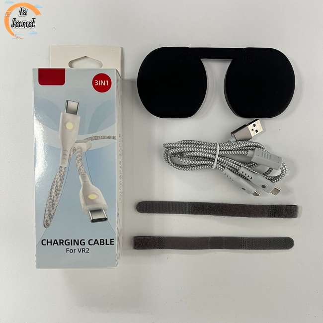 Dây Cáp Sạc Loại C 2 Trong 1 Kèm Vỏ Bảo Vệ Cho Tay Cầm Chơi Game PS VR2