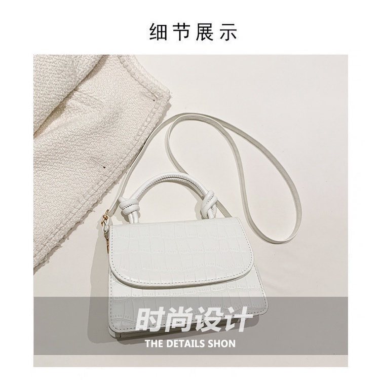 Túi Đeo Chéo Nhỏ Hình Vuông Họa Tiết Vân Đá Thời Trang 2023