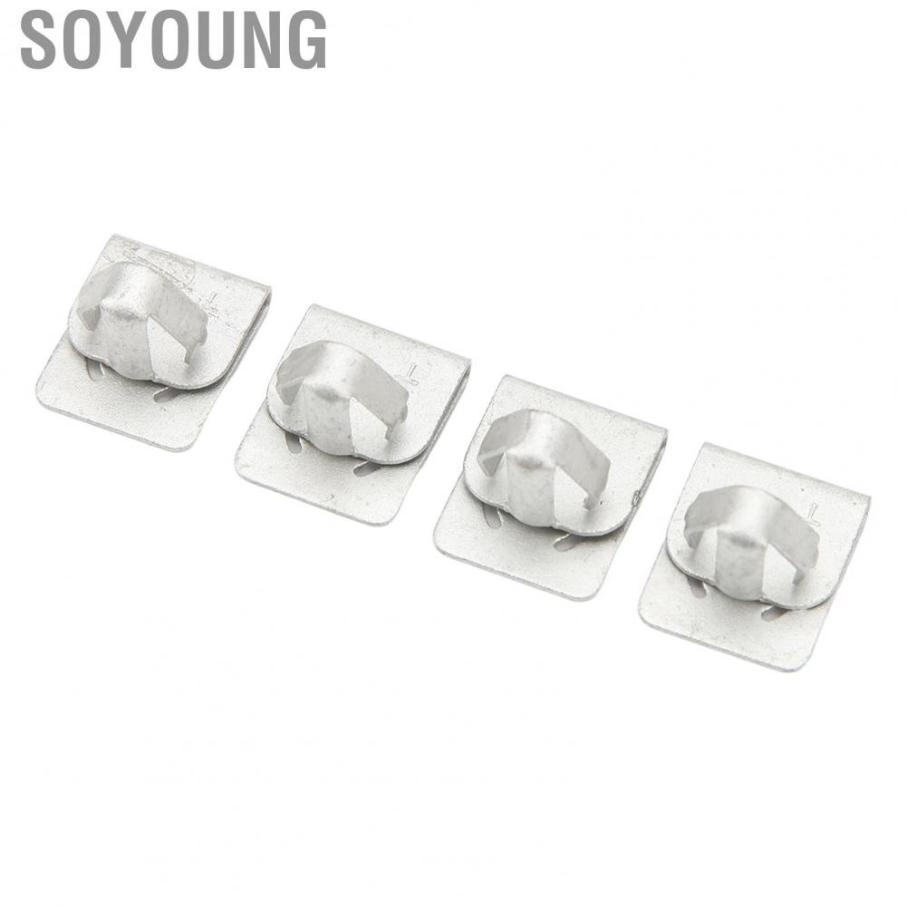 Soyoung Front Skid Plate Insert Clip  Perfect Fit Oil Filter Access Panel Door Clips 4PCS W715288S439 for Vehicle
