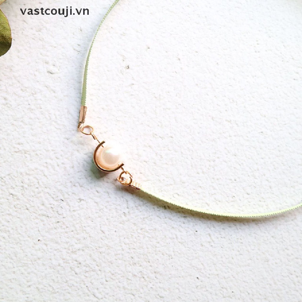 Vòng Cổ Choker Vải Nhung Mặt Trái Tim VASTJI Thời Trang Cho Nữ