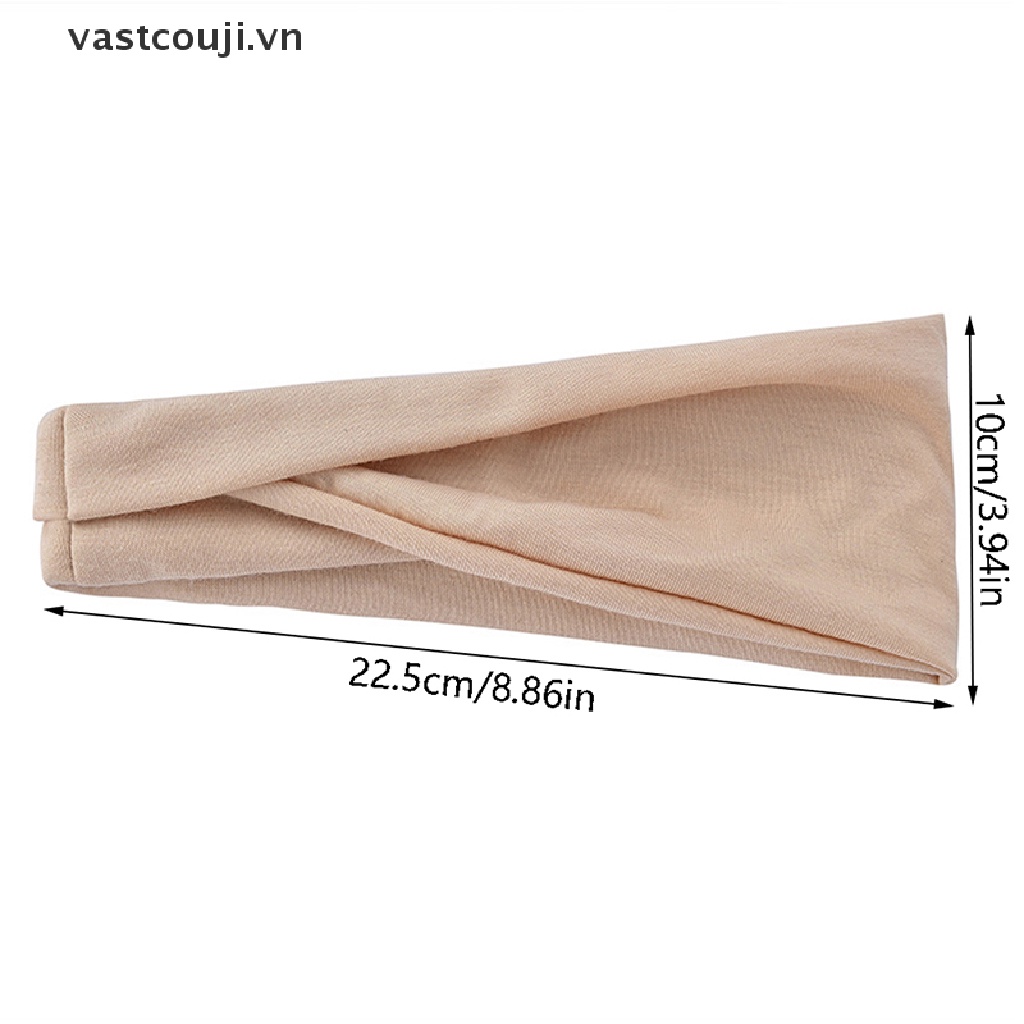 Băng Đô Cài Tóc Co Giãn Màu Sắc Thời Trang Cho Nữ