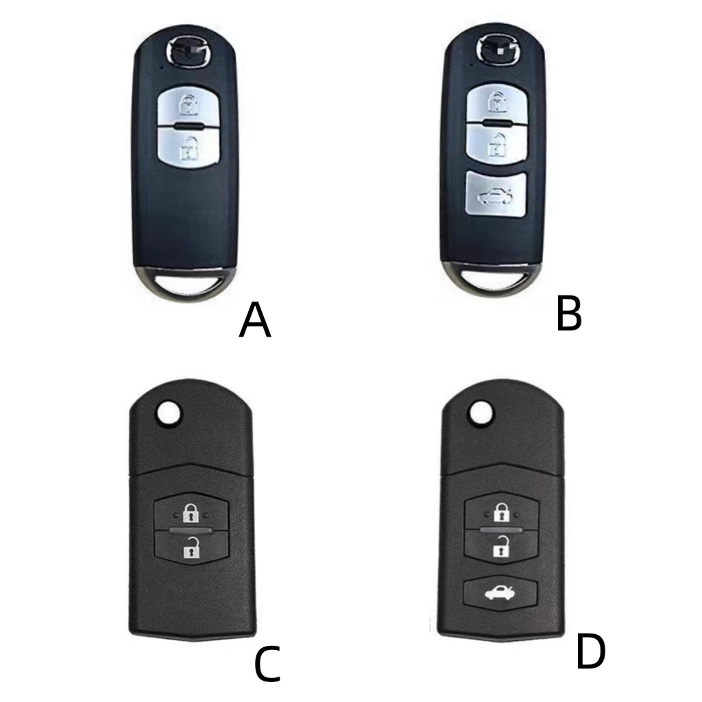 Vỏ Da Bảo Vệ Chìa Khóa Xe Hơi Mazda 2 3 6 Axela Atenza CX-5 CX5 CX-7 CX-9 2014-17