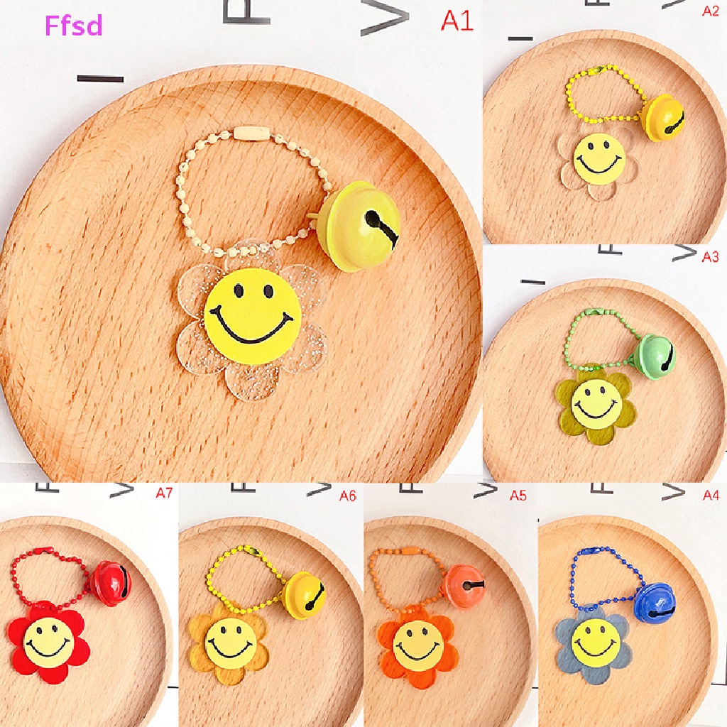 {Ffsd} Móc Khóa Hình Hoa Hướng Dương Màu Kẹo Dễ Thương Cho Nữ * Hàng Bán Chạy