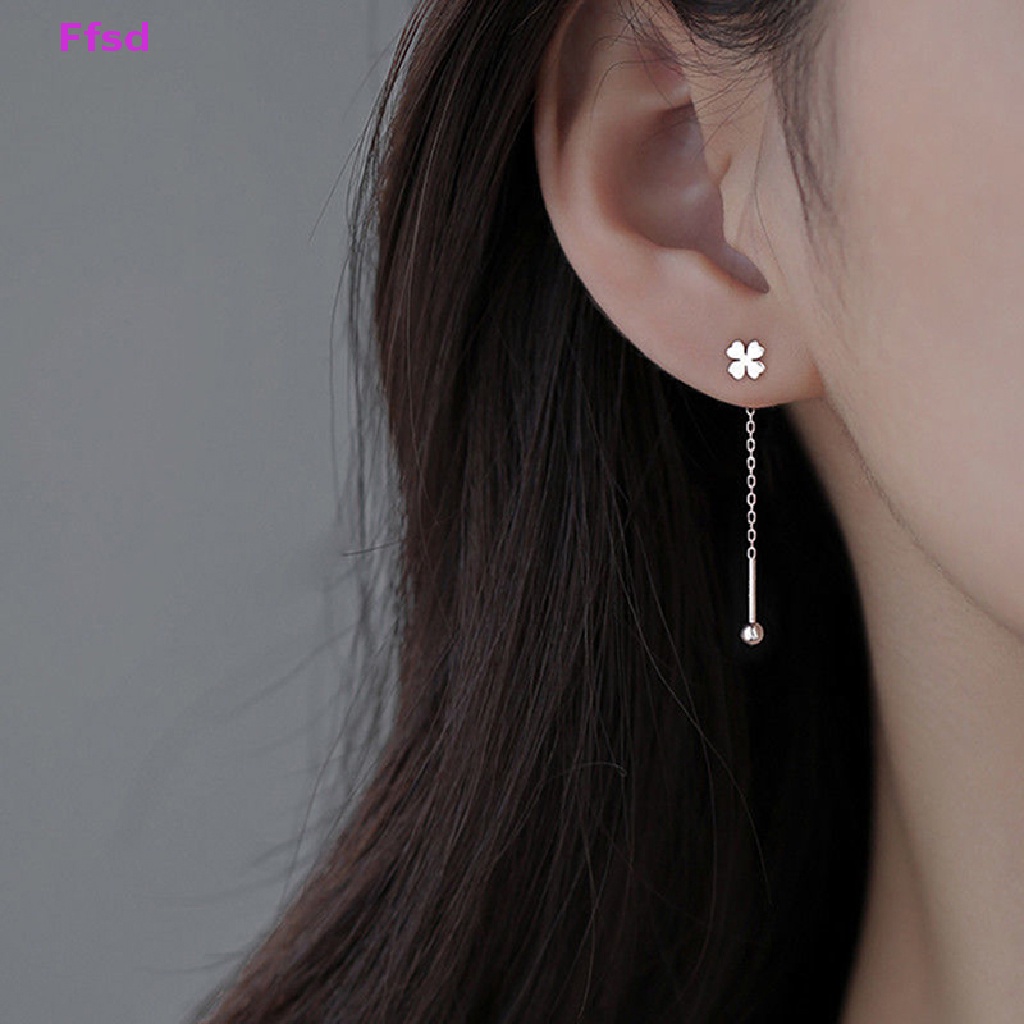 {Ffsd} Khuyên Tai Thả Dây Dài Tua Rua Kiểu Dáng Đơn Giản Hợp Thời Trang Cho Nữ * Hàng Bán Chạy *