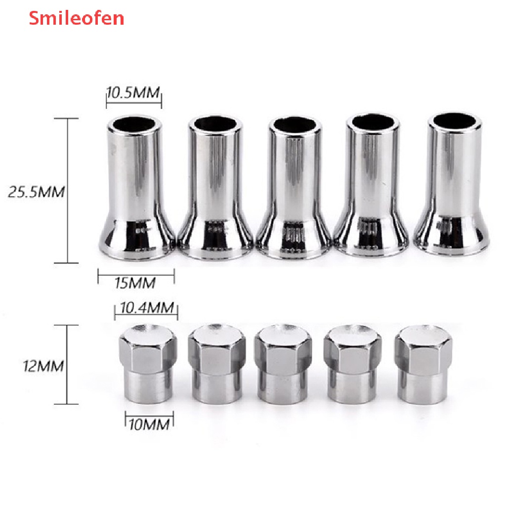 Set 10 Nắp Van Bánh Xe Hơi / Xe Tải TR414AC Có Tay Áo Mới