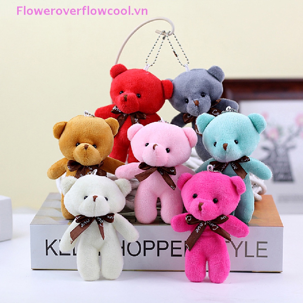 Móc Khóa Hình Gấu Bông Mini Dễ Thương