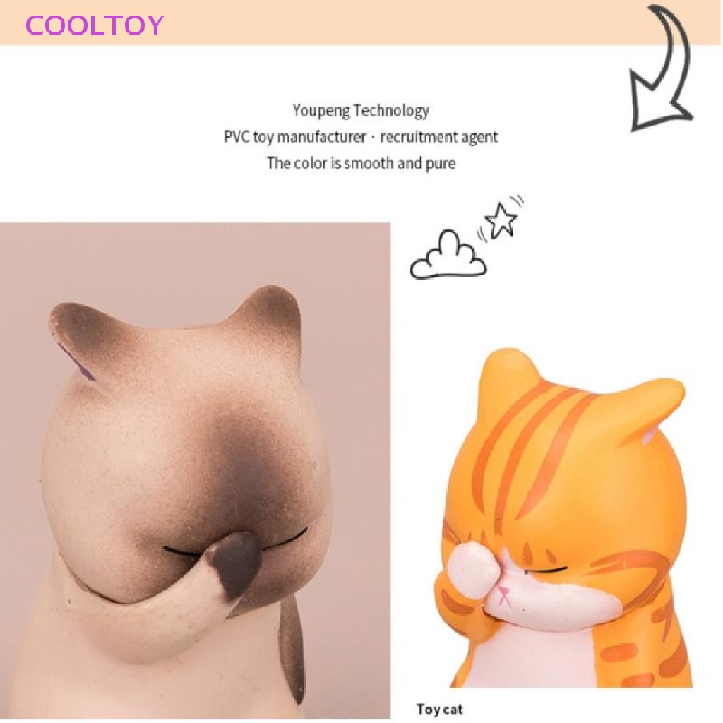 Cooltoy Mô Hình Mèo Dễ Thương Trang Trí Phòng