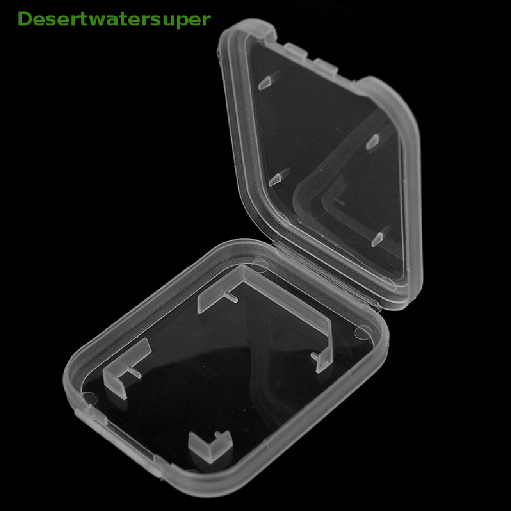 Set 10 Hộp Nhựa Trong Suốt Đựng Thẻ Nhớ SD SDHC Tiêu Chuẩn