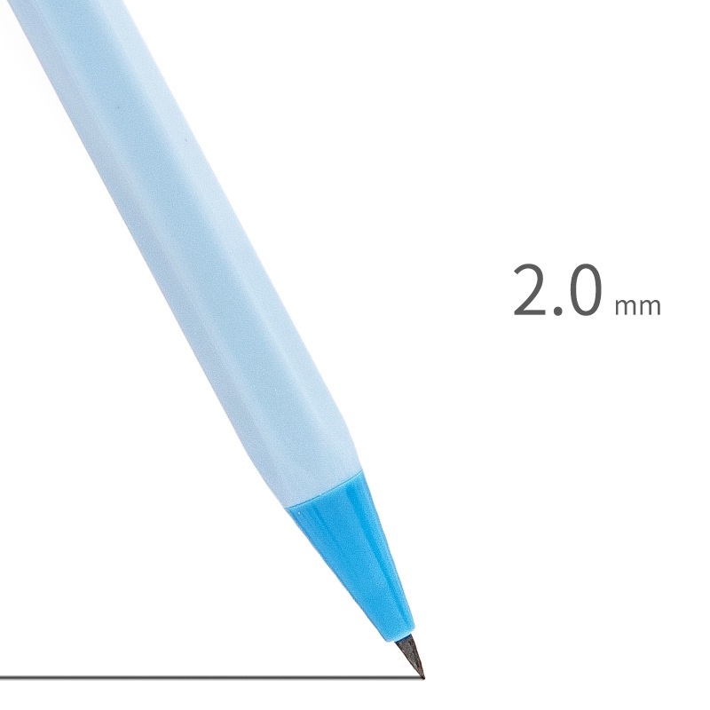 Bút Chì Cơ 2B Dày 2.0mm Hình Lục Giác Sáng Tạo