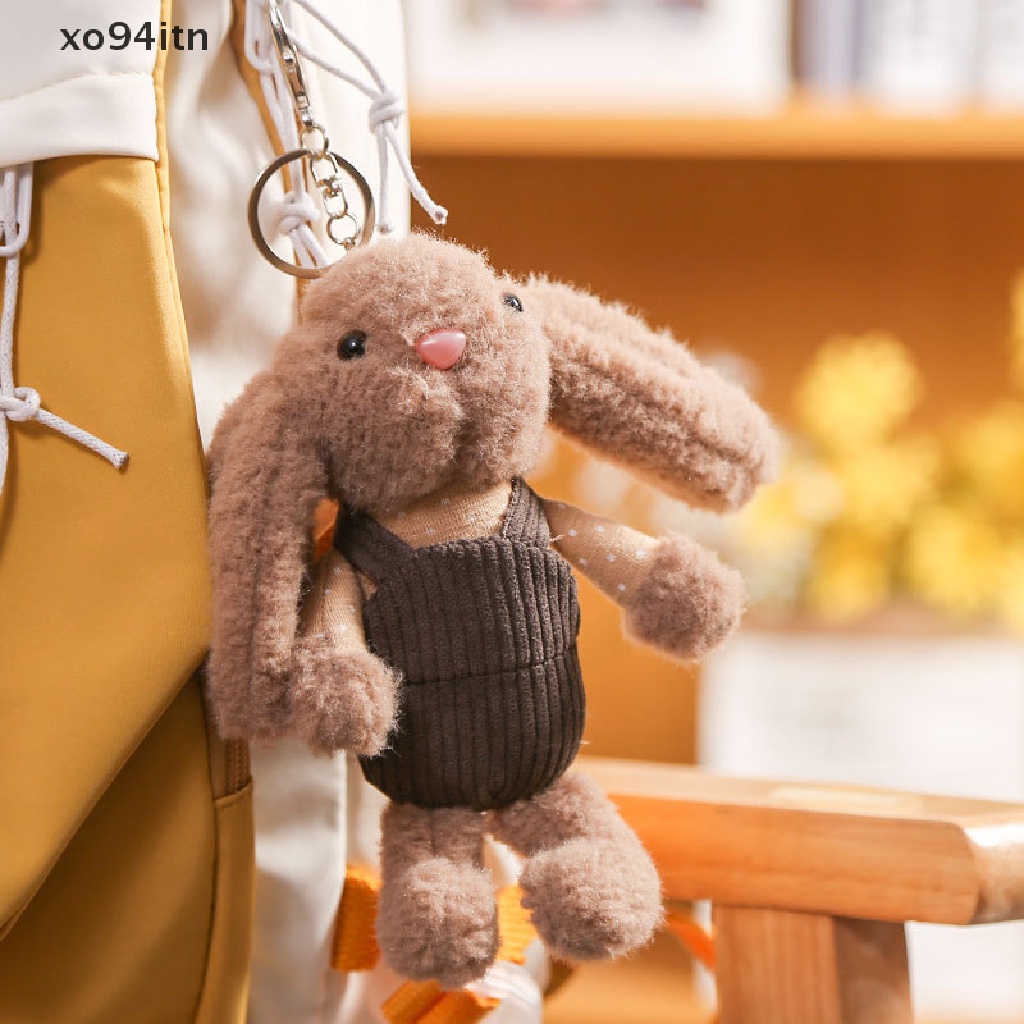 Móc Khóa Thỏ Nhồi Bông 16cm Dễ Thương