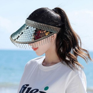 Nón Vành Đính Đá Lấp Lánh Thời Trang Cho Nữ