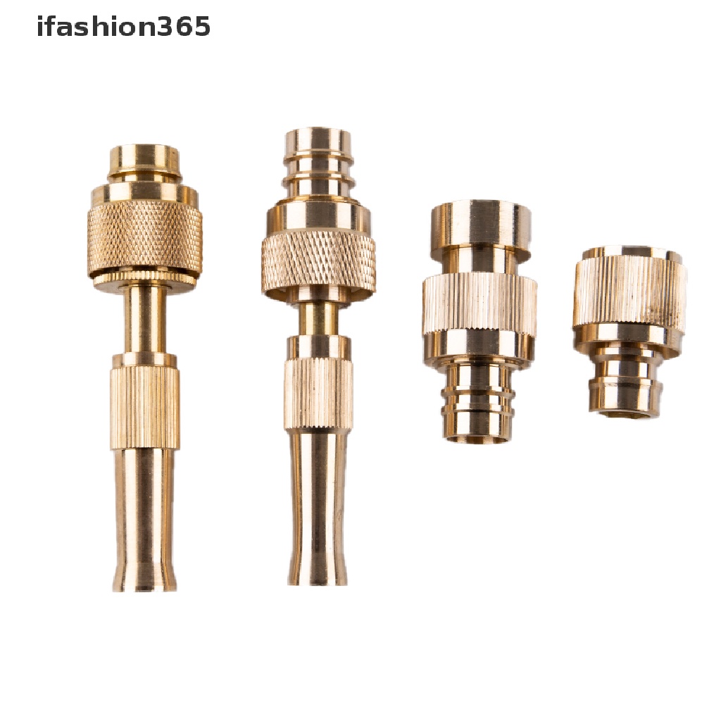 Vòi Phun Nước Áp Suất Cao Bằng Đồng Thau 1 / 2 3 / 4 "Điều Chỉnh Được ifashion365