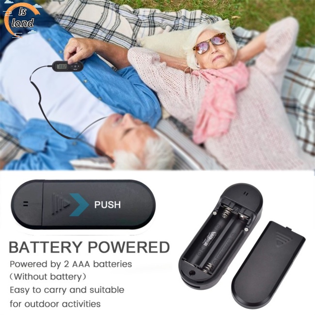 Đài FM Bỏ Túi Có Màn Hình Lcd Và Dây Đeo Cổ Kích Thước 64-108Mhz 3.5mm