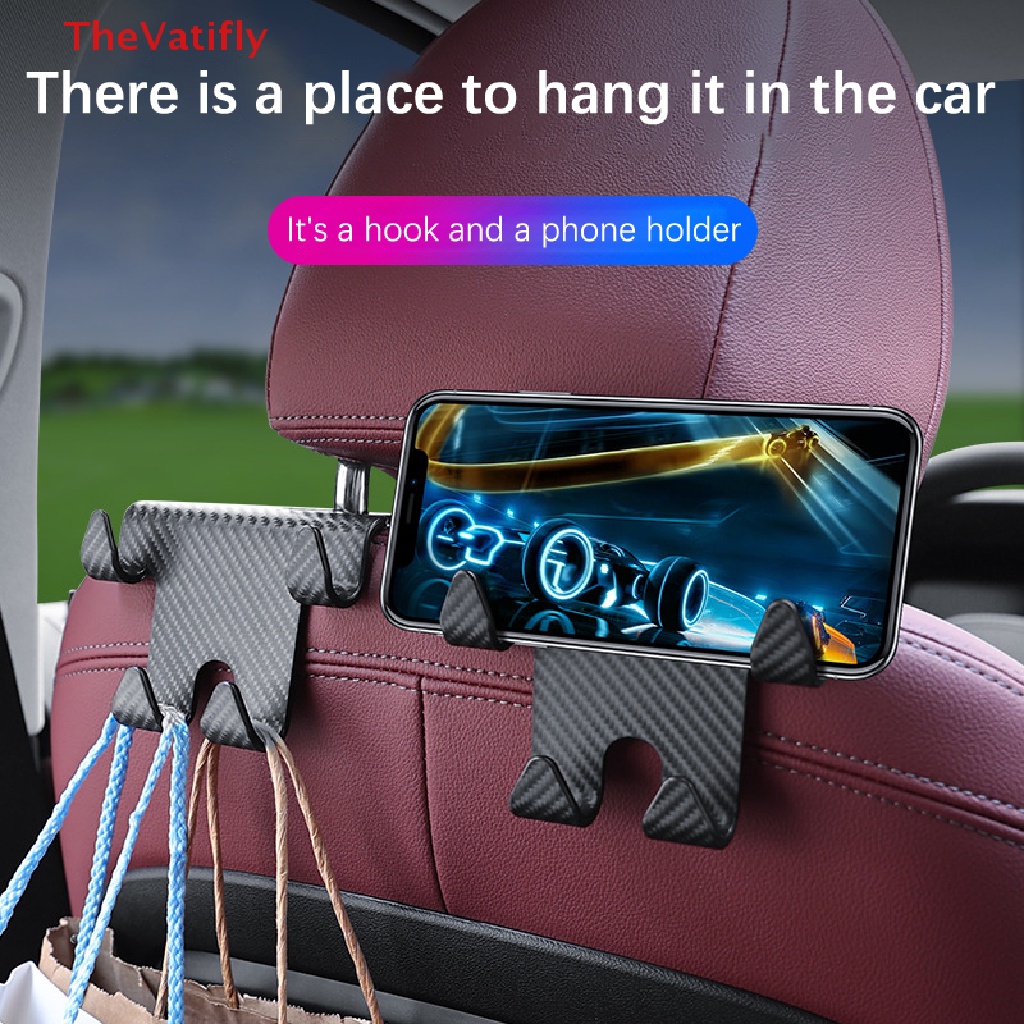 [Thevalifly] Móc Treo Điện Thoại Gắn Lưng Ghế Xe Hơi