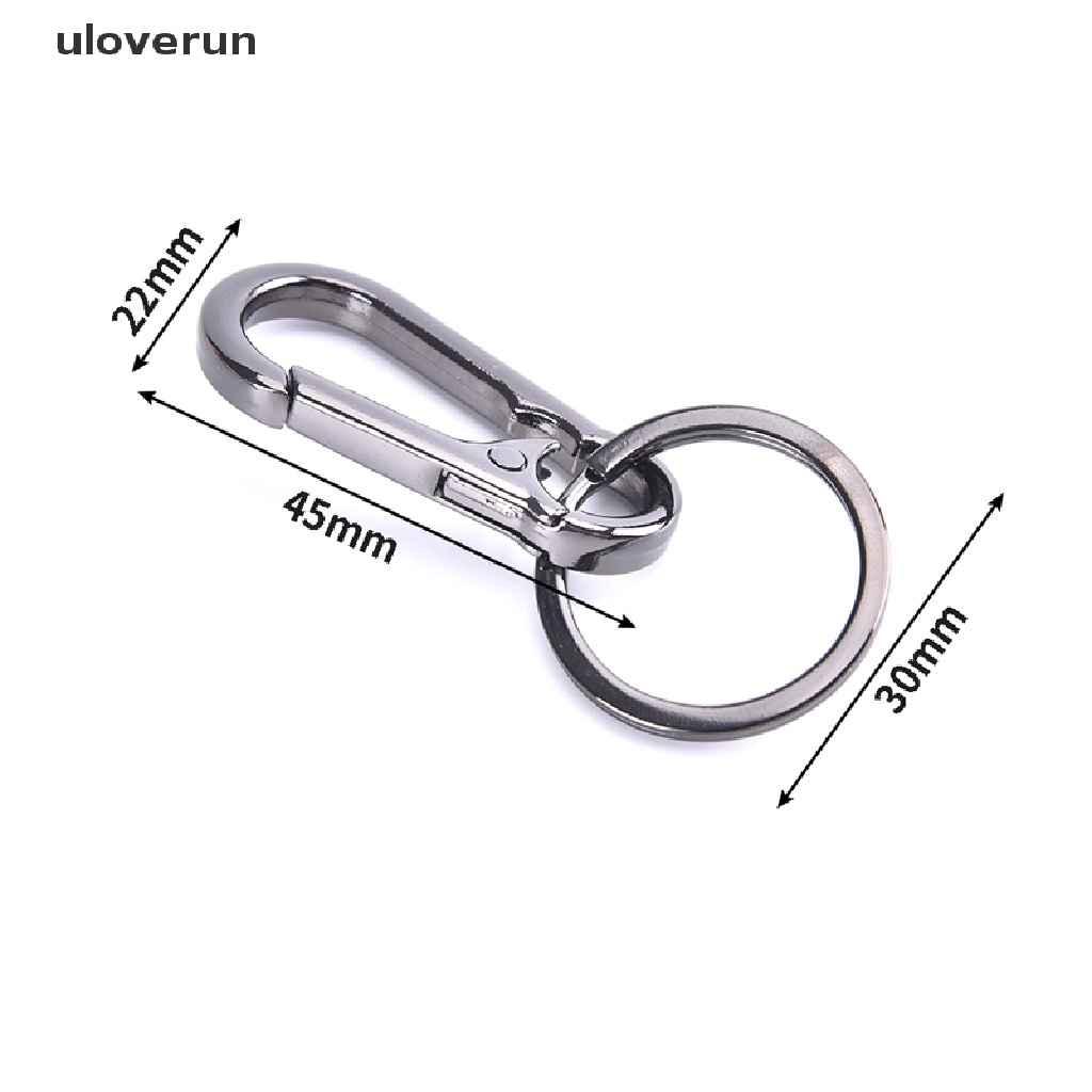 Bộ 2 Móc Khóa Bằng Thép Không Gỉ Chất Lượng Cao