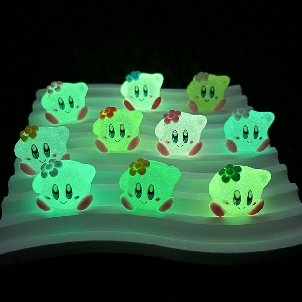 Set 5 Phụ Kiện Hoạt Hình Phát Quang Xinh Xắn Dùng Làm Trang Sức Thủ Công