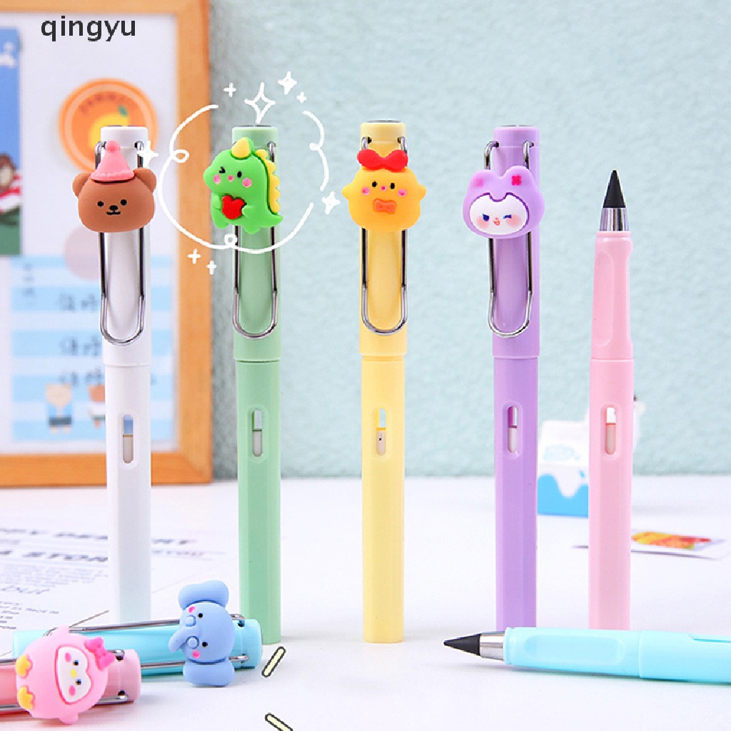 Bút Chì Bấm Màu Đen Không Mài Tiện Dụng Cho Học Sinh