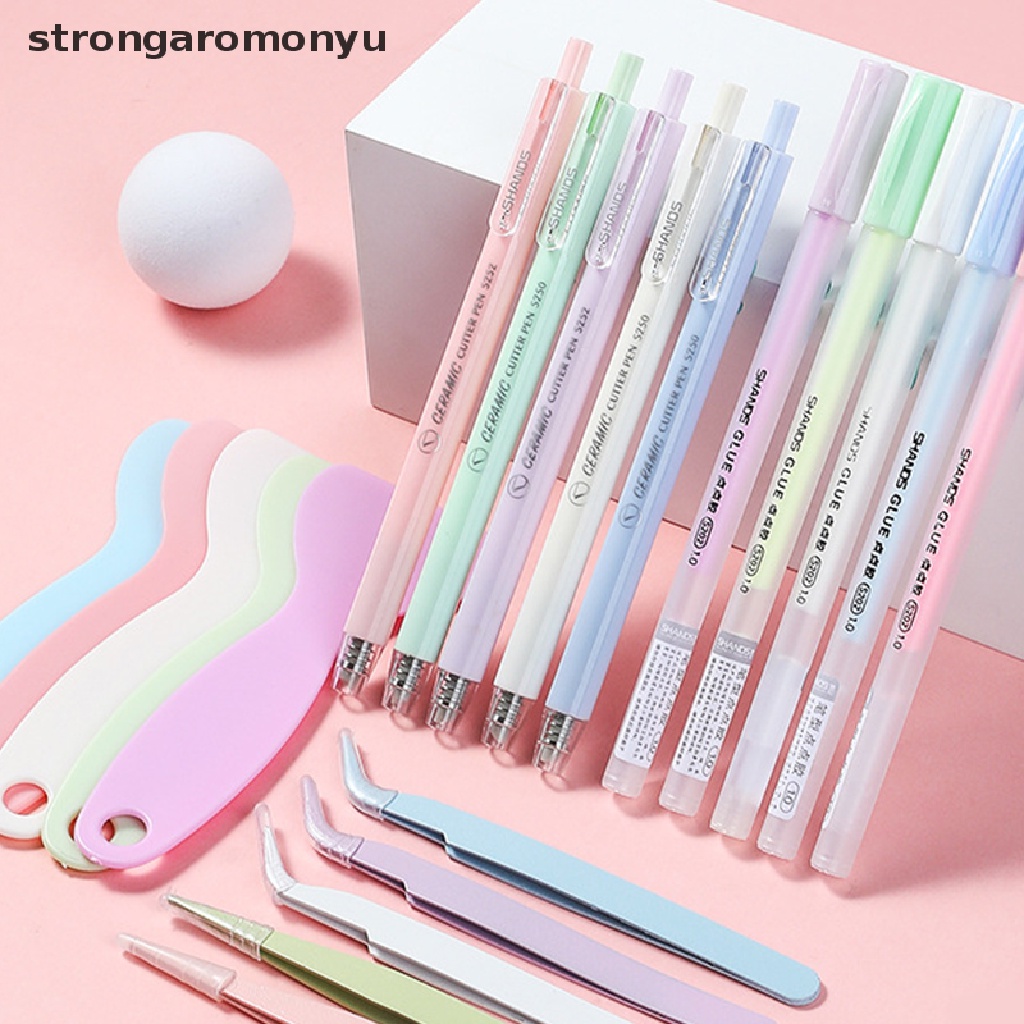 Bộ 4 Dụng Cụ Bút Nhíp Dùng Trang Trí Sổ Tay DIY Dễ Thương